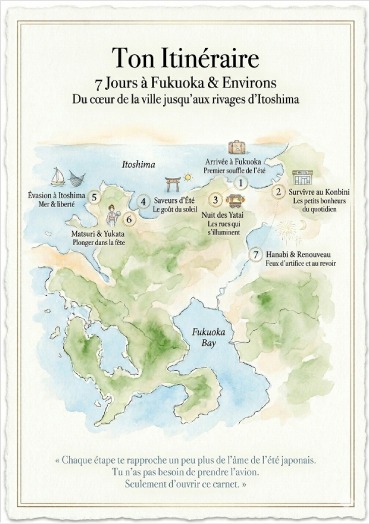 Carte de l'itinéraire DOBOX Asia